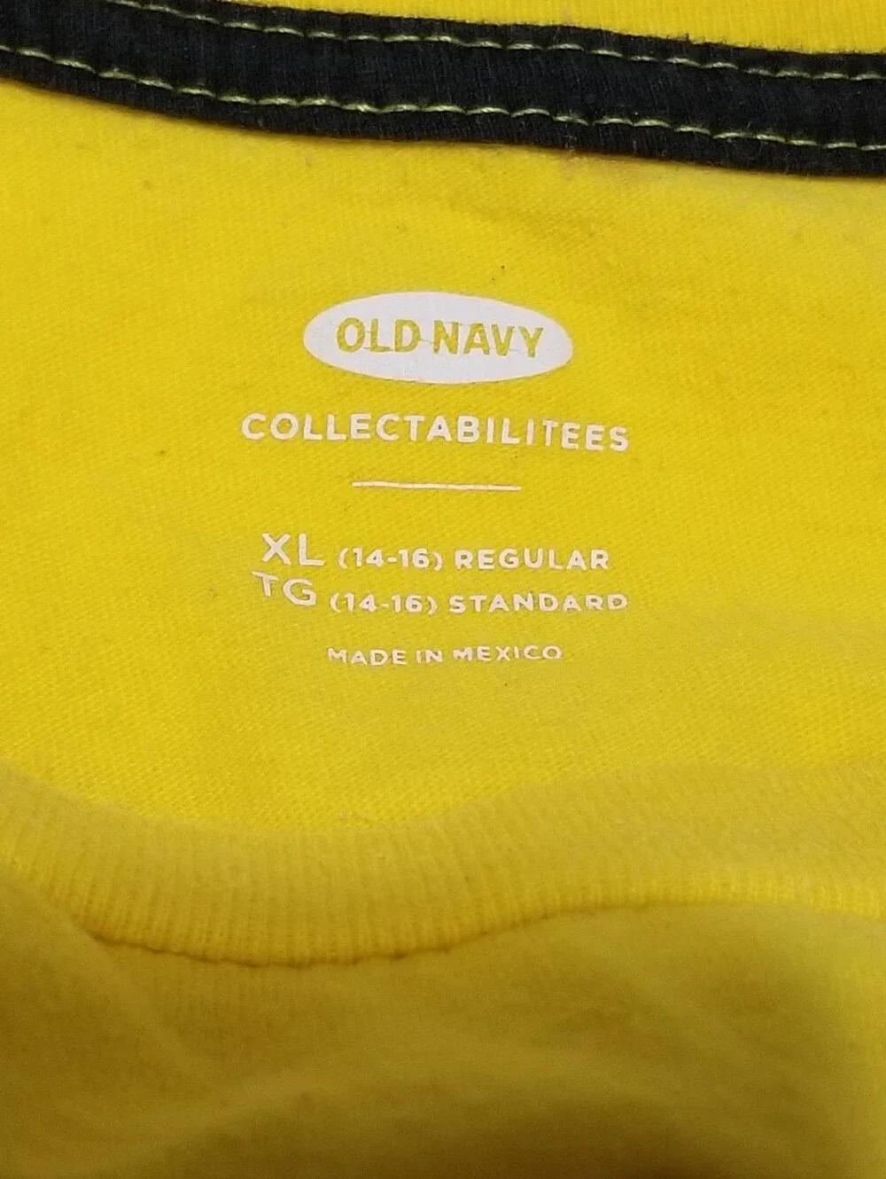 Old Navy Youth's XL Pokémon Yellow Pikachu 